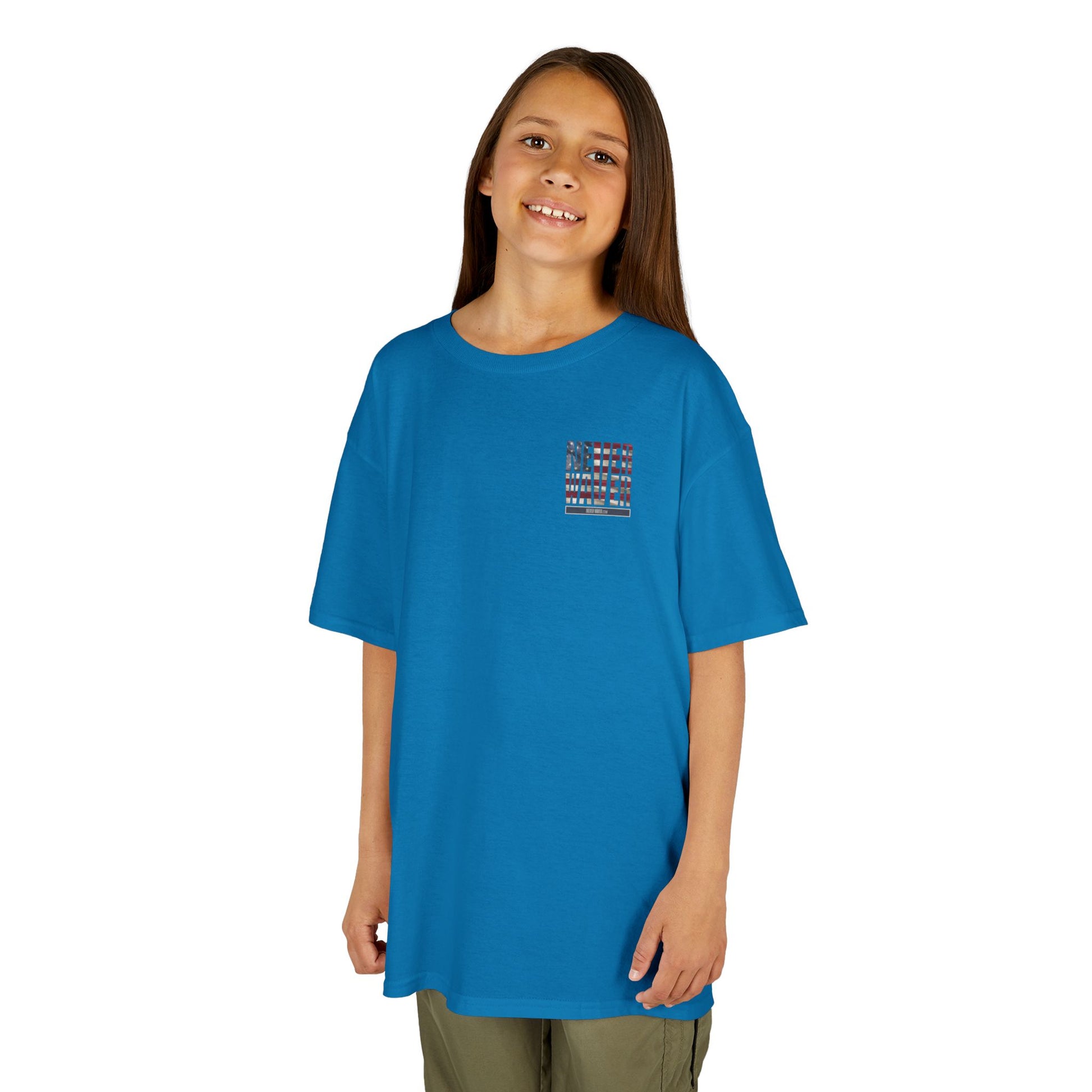 America Never Waver Kids Heavy Cotton™ Tee - Never Waver