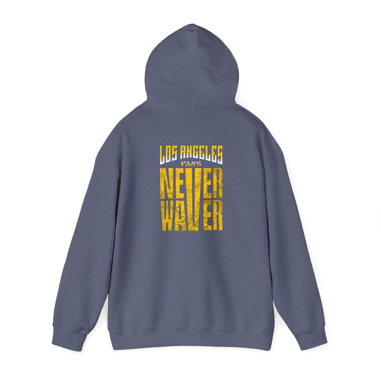 Unisex Heavy Blend™ Hooded Sweatshirt - "Los Angeles Fans Never Waver" Inspirational Hoodie - Never Waver