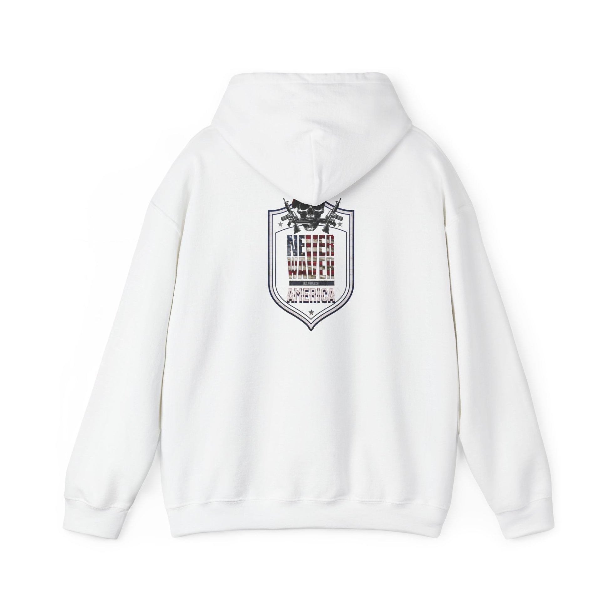 Never Waver Unisex Hooded Sweatshirt - Cozy Casual Wear for Everyday Comfort - Never Waver