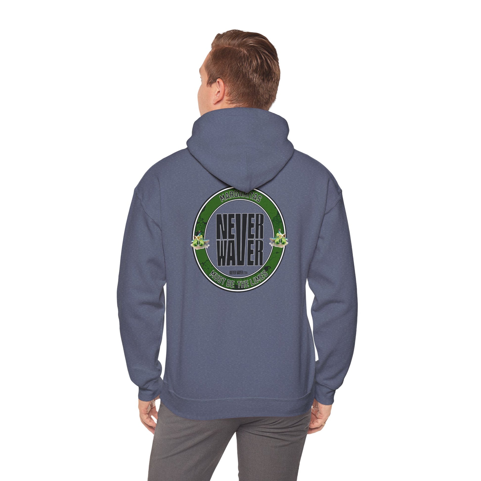 Eco-Friendly Unisex Hoodie: "Margaritas Never waver It must be the Limes?" - Never Waver