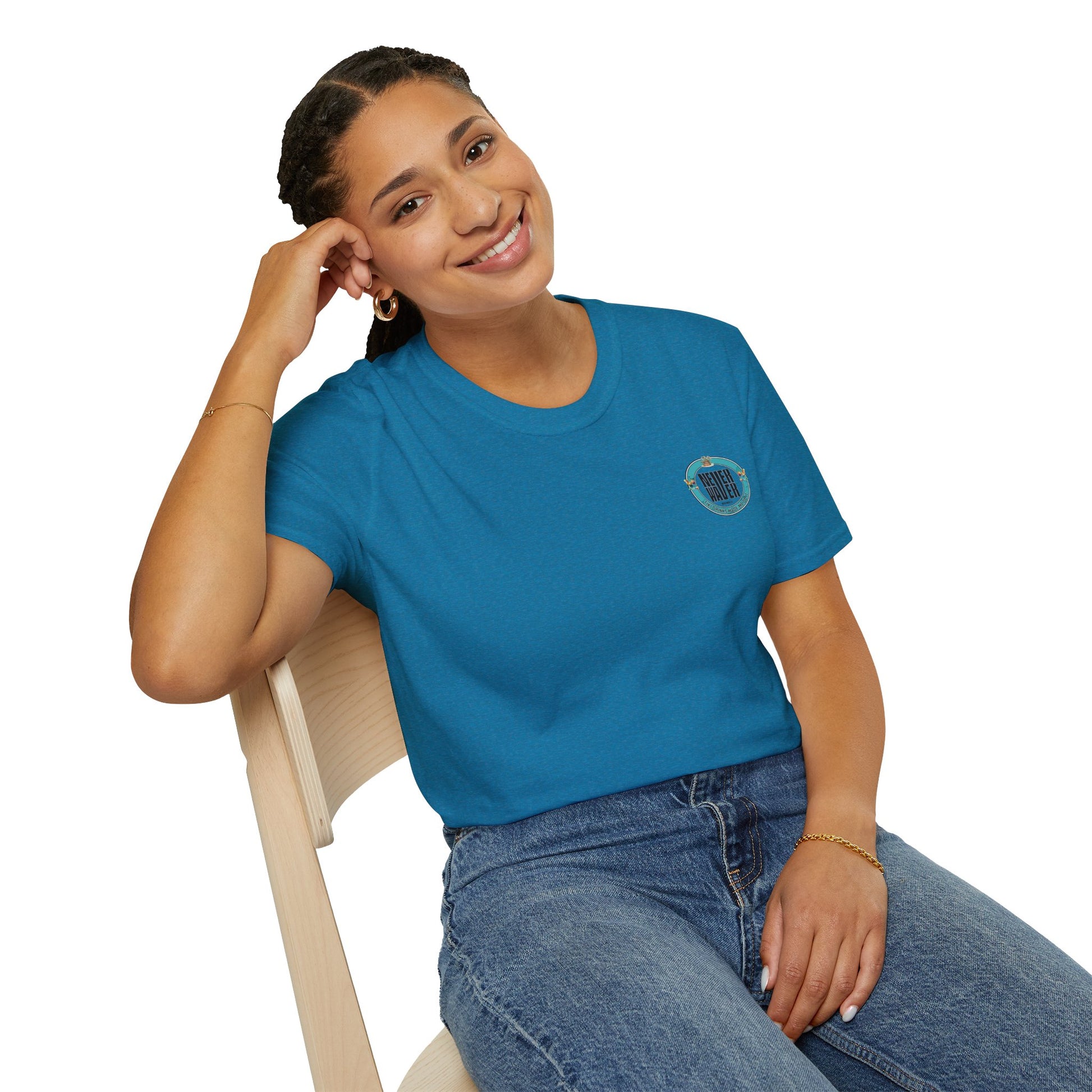 Never Waver Tiki Drinks Made Me Do It? Unisex Soft style T-Shirt - Never Waver