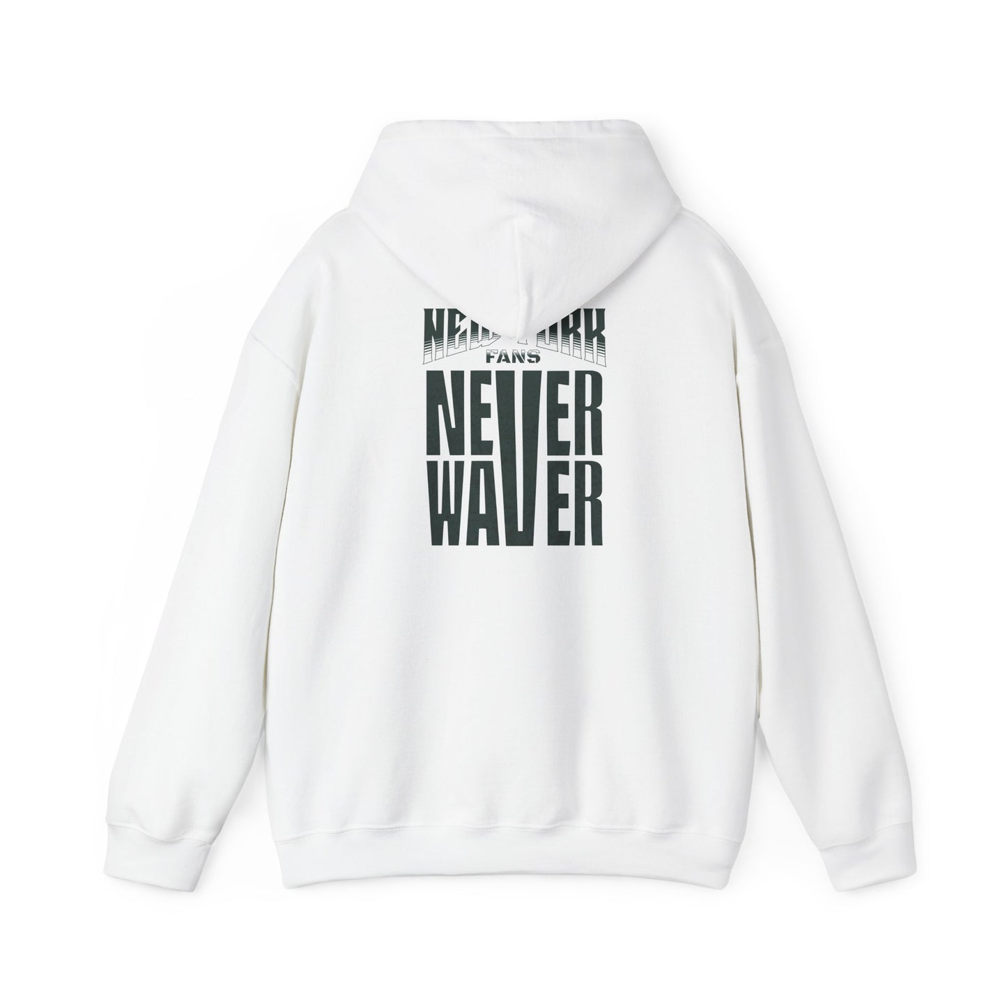 New York Fans Never Waver Unisex Heavy Blend™ Hooded Sweatshirt - Comfort and Style for Everyday Wear - Never Waver