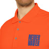 Performance Polo Shirt - "NEVER WAVER" Design