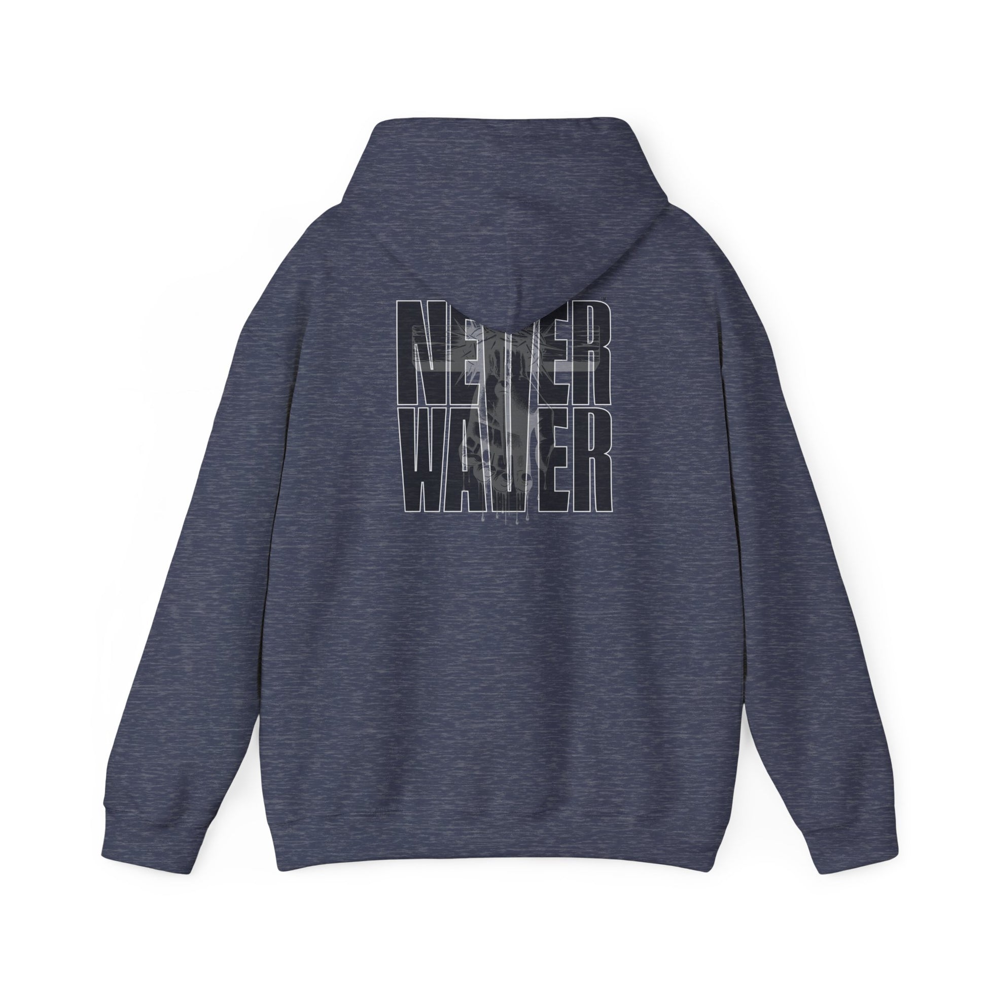 Never Waver” Jesus t-shirt might eye-catching design that reflects a steadfast faith and confidence in Christ.  Hoodie - Unisex Heavy Blend™ Sweatshirt - Never Waver