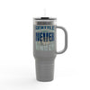 Seattle Fans Never Waver W-Leopard Football Insulated Travel Mug, 40oz - Never Waver