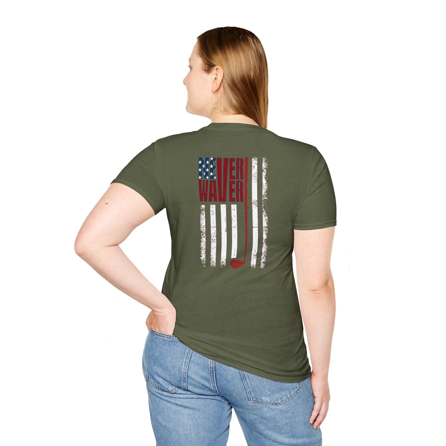 Never Waver Golf Unisex Soft style T-Shirt - Never Waver