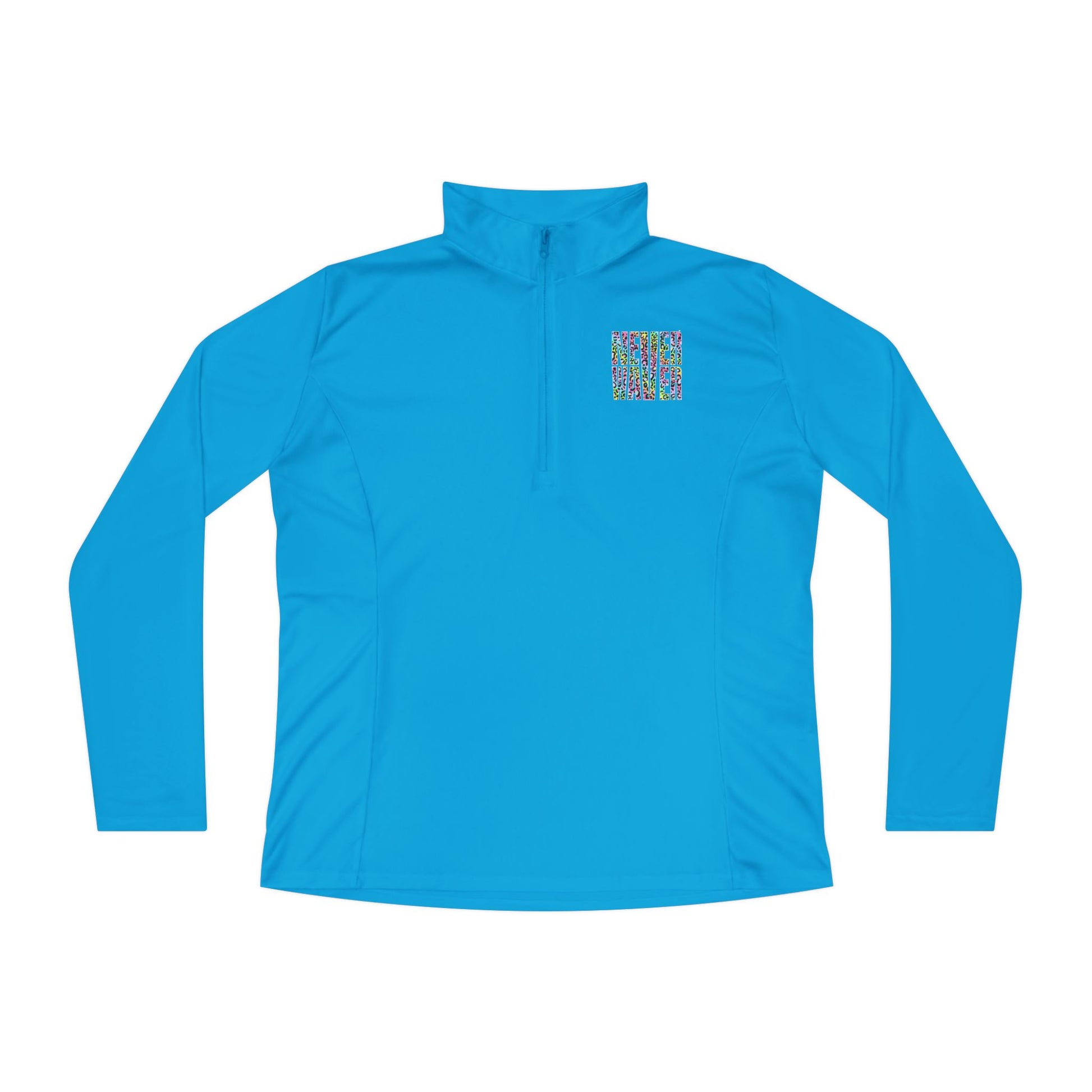 Never Waver Leopard Ladies Quarter-Zip Pullover - Never Waver