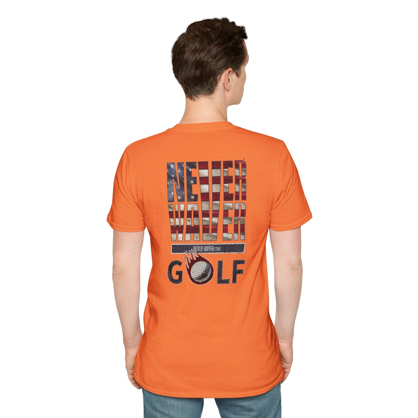 Never Waver Golf Unisex Soft style T-Shirt - Never Waver