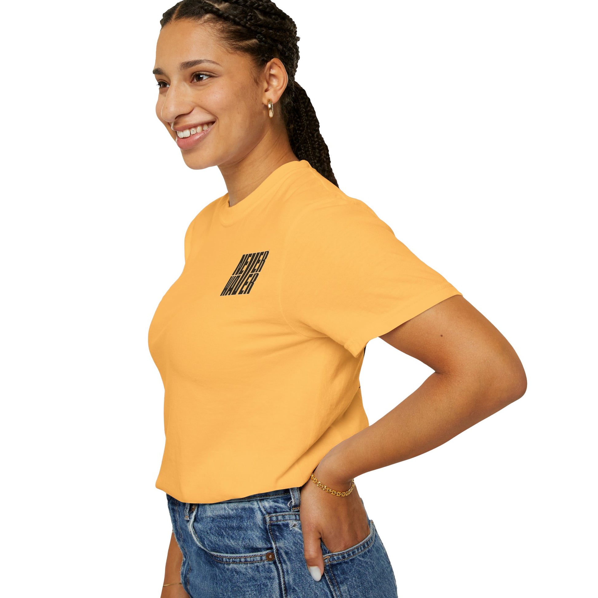 Unisex Garment-Dyed T-Shirt - 'Never Waver Mamacita Needs a Margarita' Design - Never Waver