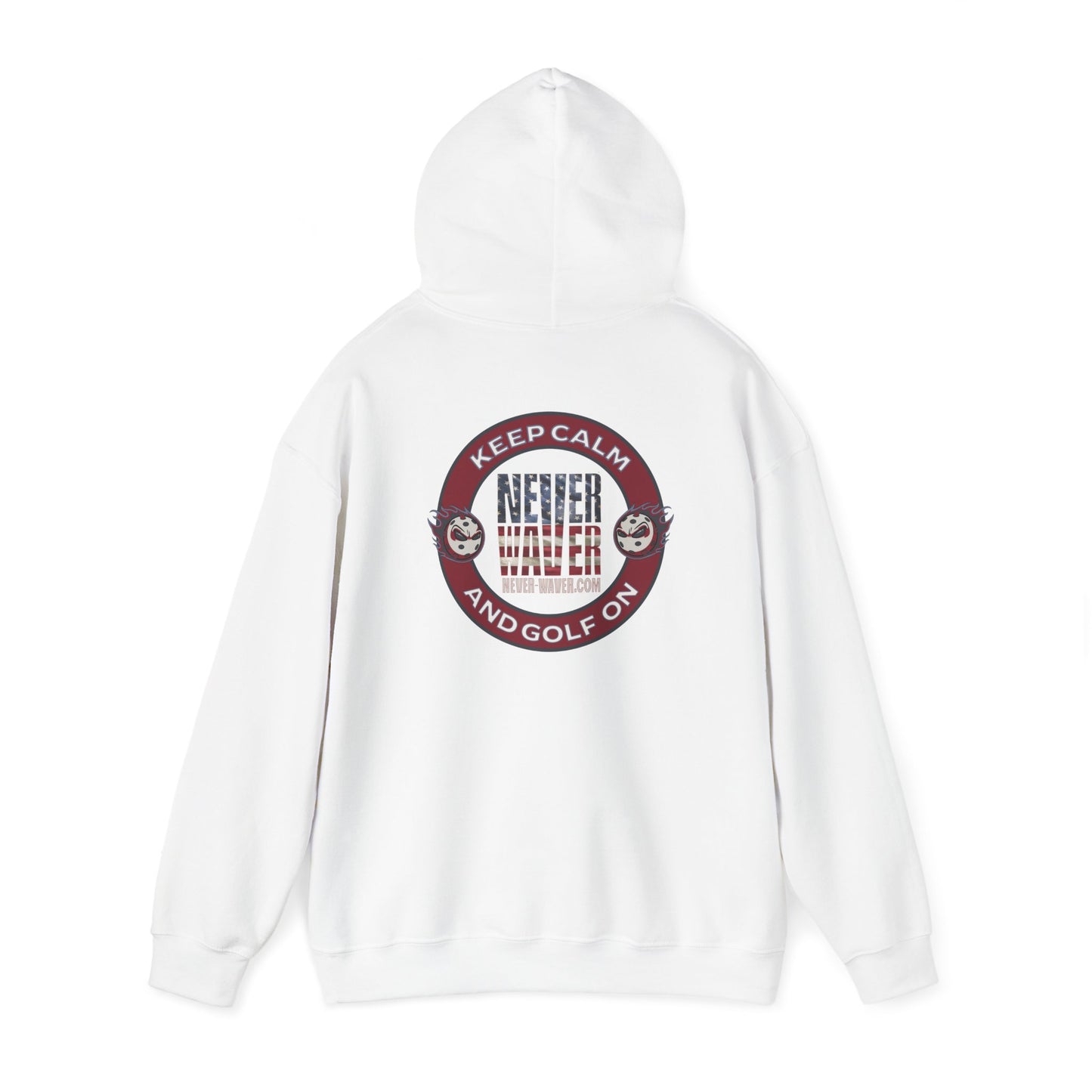 Never Waver Golf Hoodie - Unisex Heavy Blend™ Sweatshirt - Never Waver