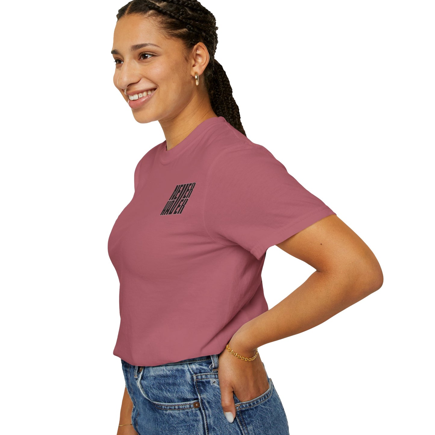 Unisex Garment-Dyed T-Shirt - 'Never Waver Mamacita Needs a Margarita' Design - Never Waver