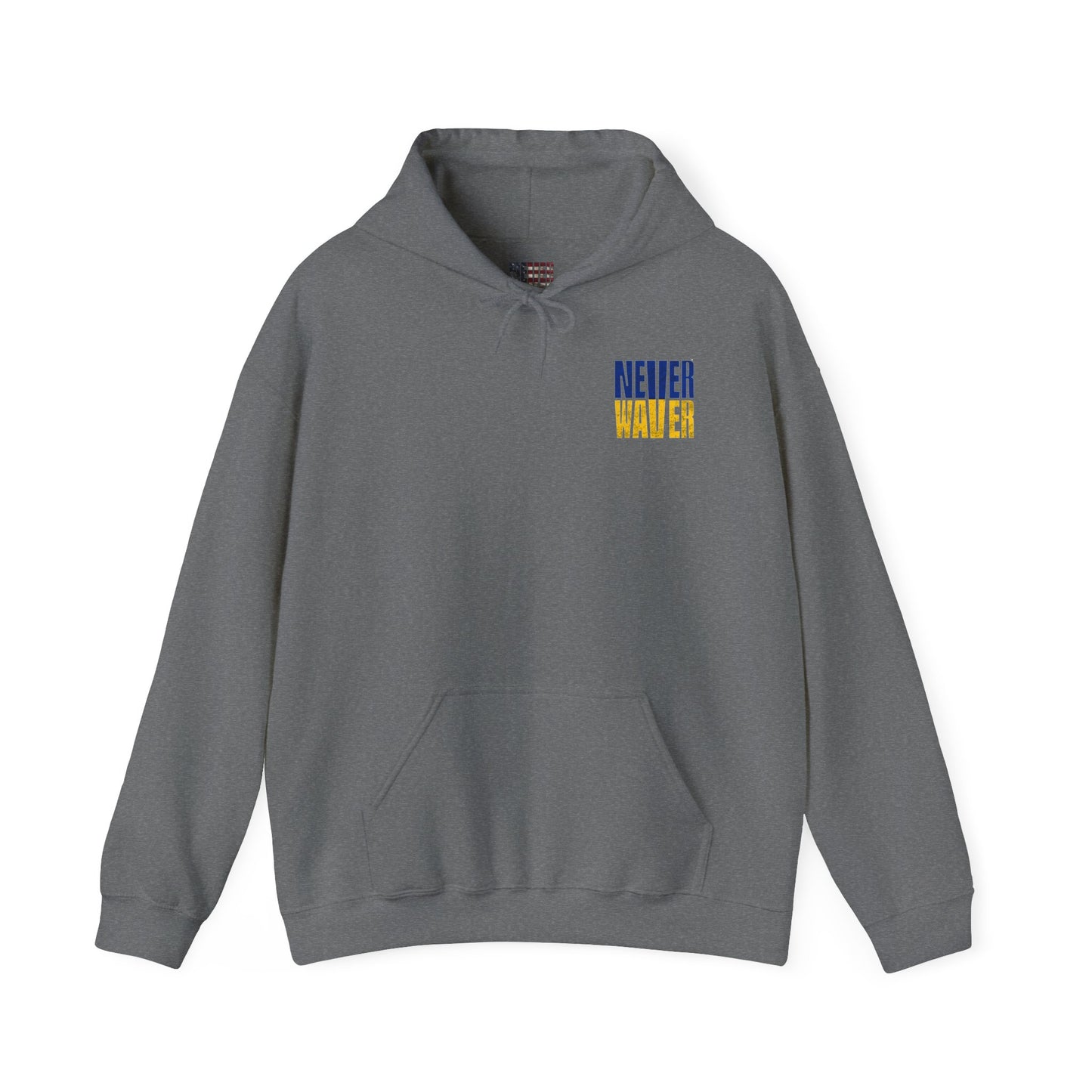 Inspired Unisex Heavy Blend™ Hooded Sweatshirt -Los Angeles Fans NEVER WAVER Graphic - Never Waver