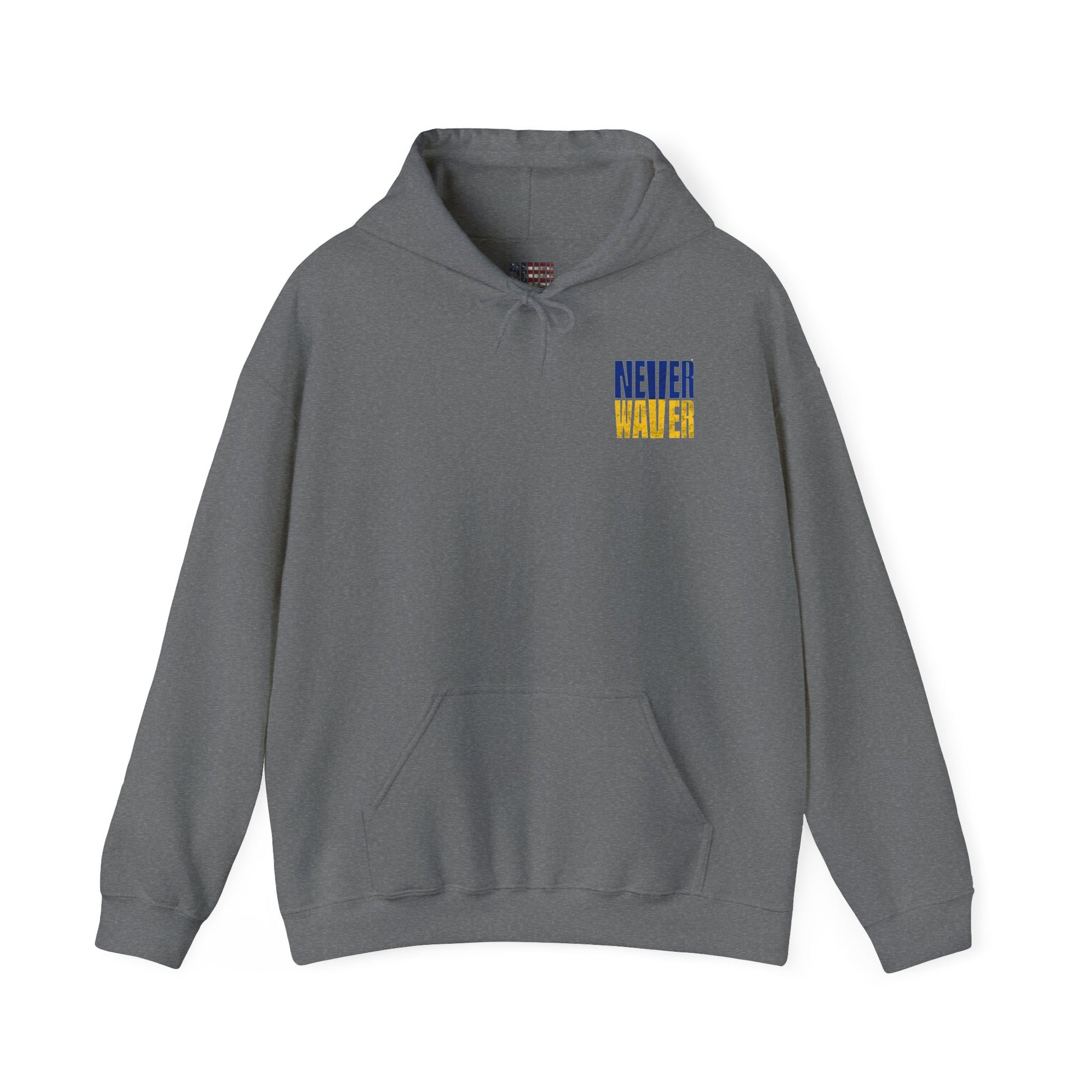 Inspired Unisex Heavy Blend™ Hooded Sweatshirt -Los Angeles Fans NEVER WAVER Graphic - Never Waver