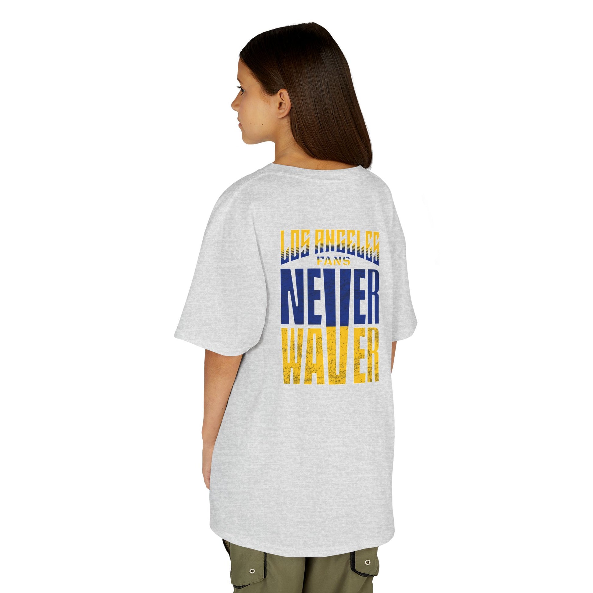 Los Angeles  Fans Never Waver Kids Heavy Cotton™ Tee - Never Waver