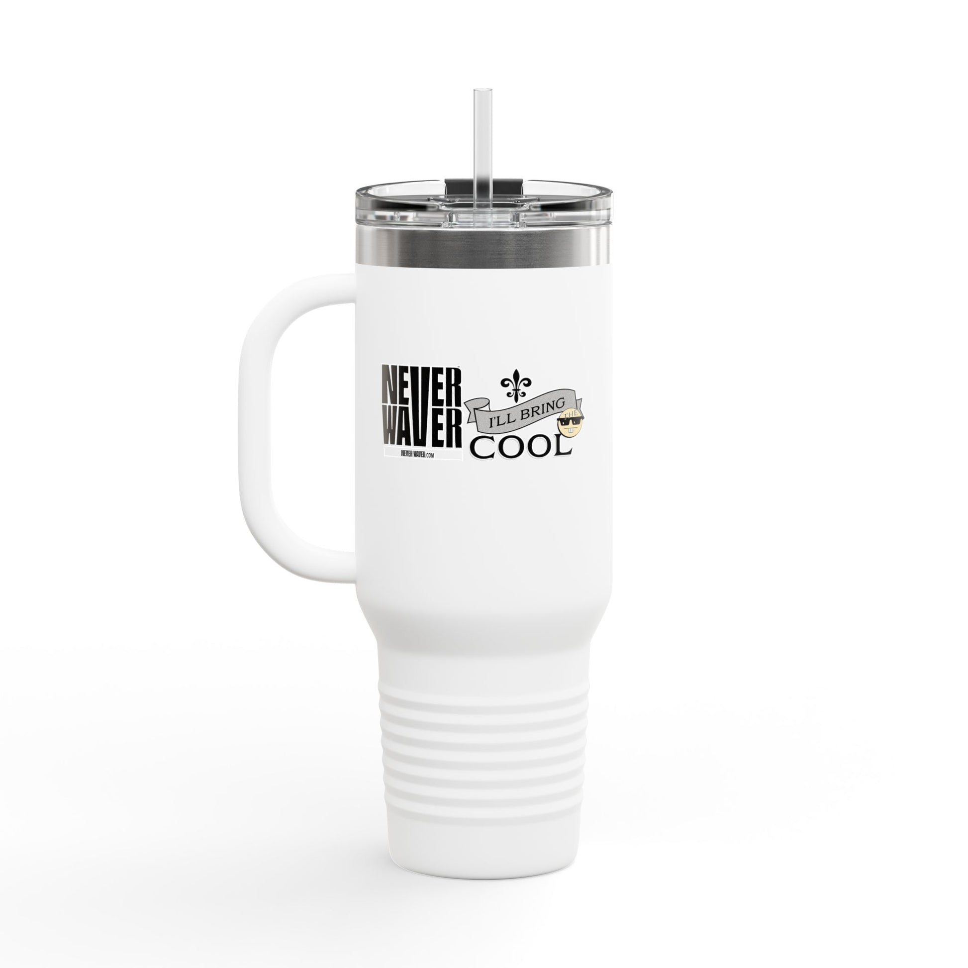 Never Waver I'll Bring The Cool Insulated Travel Mug, 40oz - Never Waver