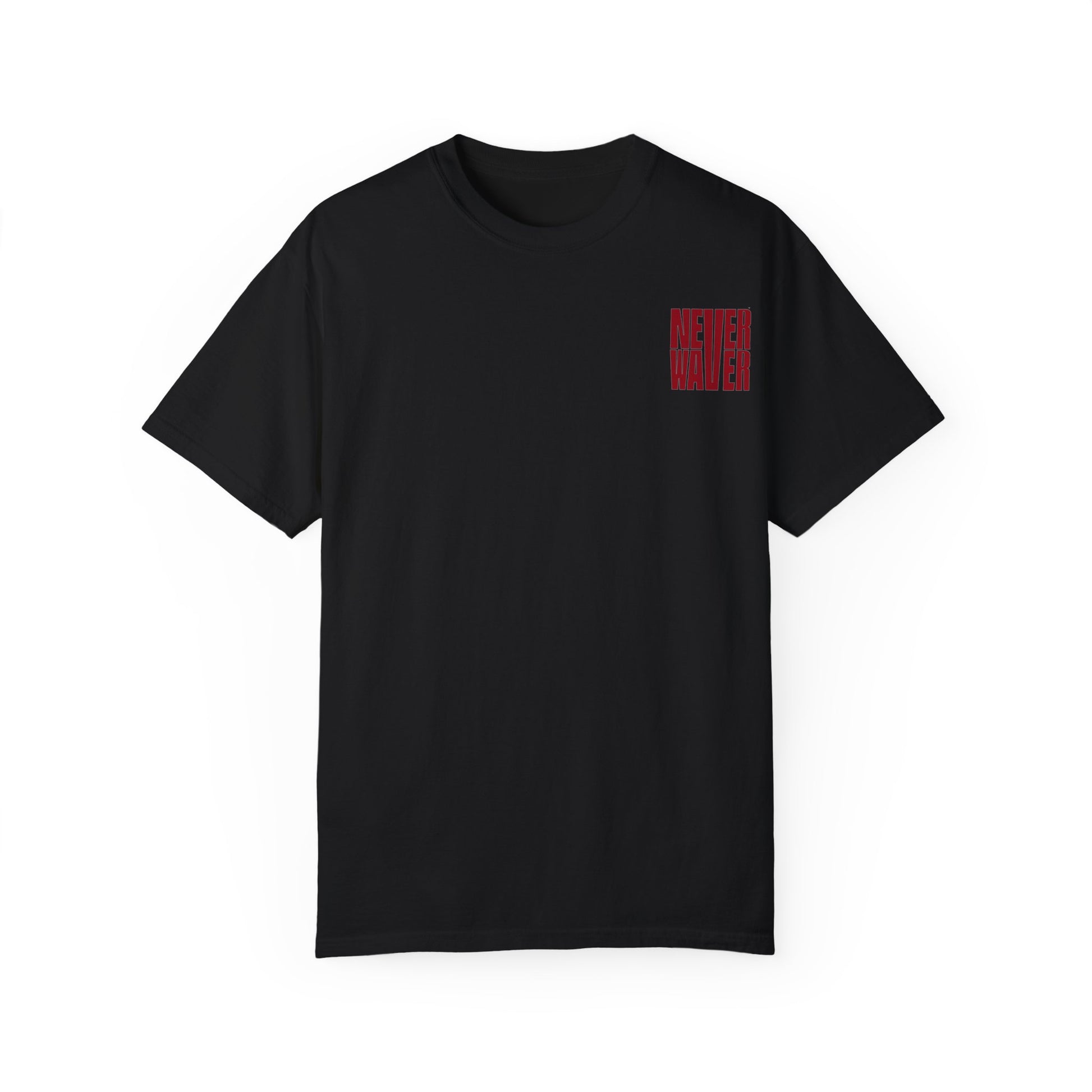 Unisex Garment-Dyed T-Shirt - 'Never Waver Just A Mom Trying Not to Raise A&&holes' Design - Never Waver