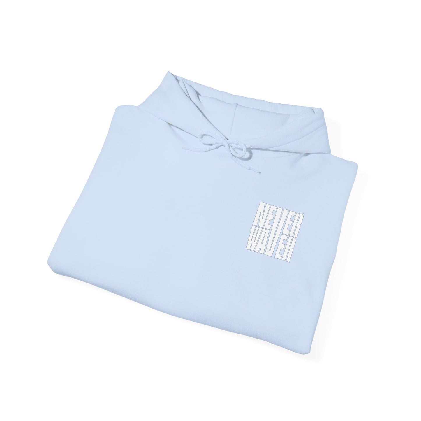 Never Waver” Jesus a bold, eye-catching design that reflects a steadfast faith and confidence in Christ. Hoodie - Unisex Heavy Blend™ Sweatshirt - Never Waver