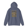 New Orleans Fans Never Waver W Leopard Football Hoodie - Unisex Heavy Blend™ Sweatshirt for Fans - Never Waver