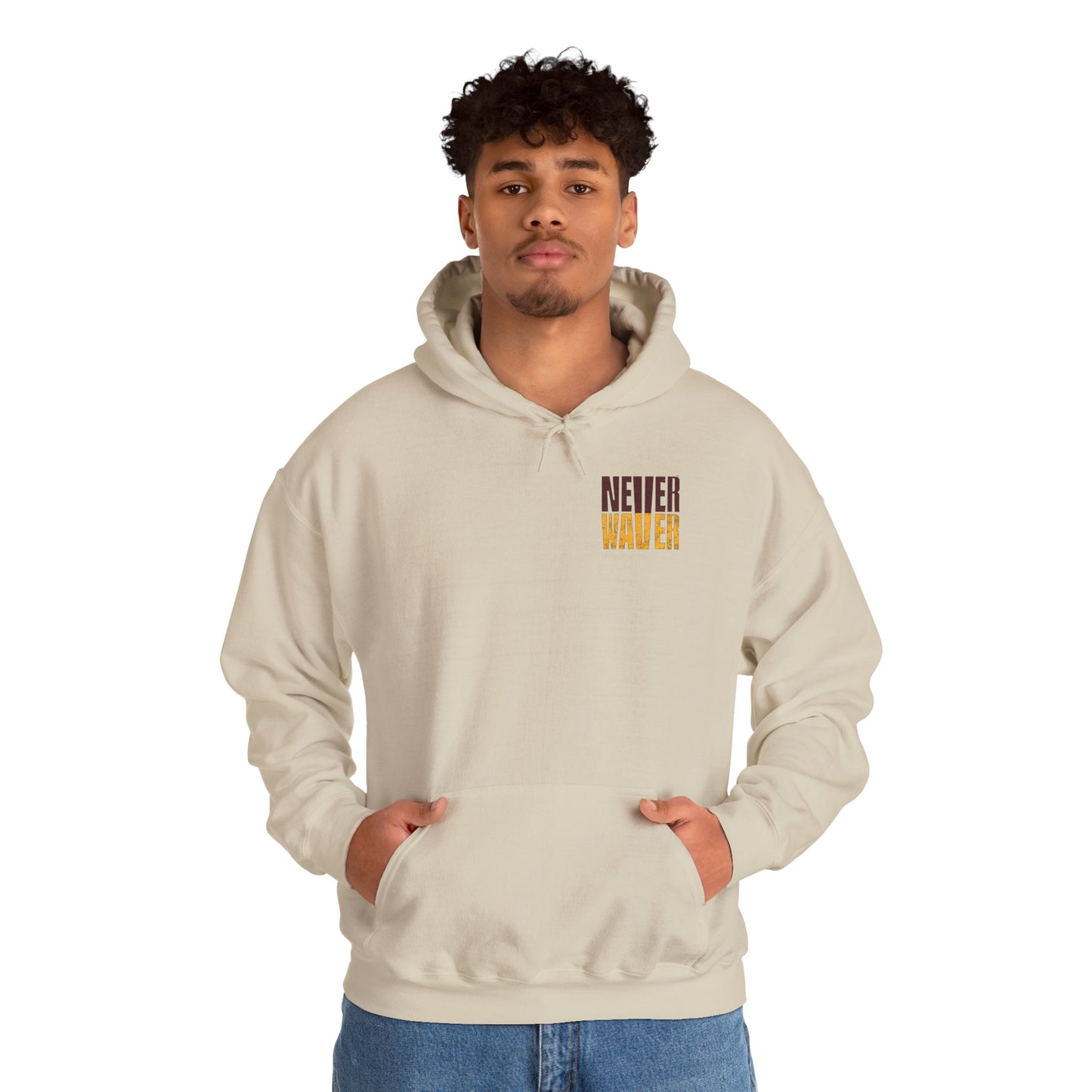 Washington Fans Never Waver Hooded Sweatshirt - Never Waver