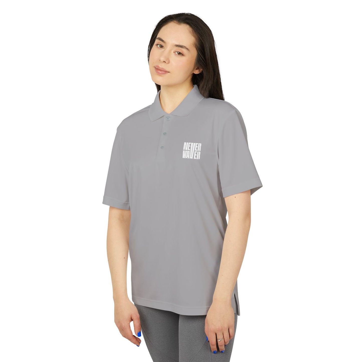 Unisex Never Waver Performance Polo Shirt - Activewear, Gym, Sports, Casual, Gift for Him/Her, Comfortable Fit