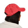 Vintage Embroidered Cap - 'Never Waver' Hat for Trendsetters