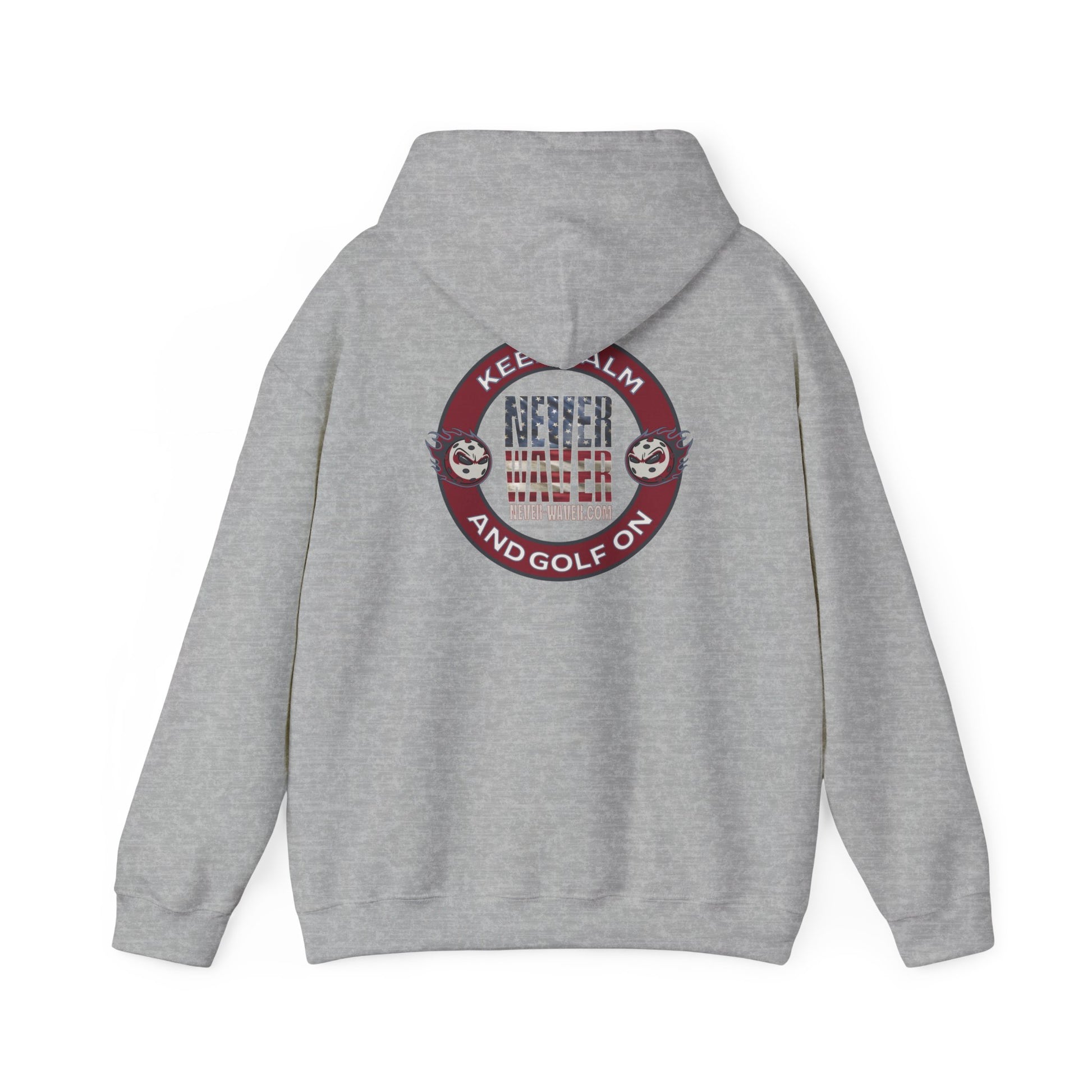 Never Waver Golf Hoodie - Unisex Heavy Blend™ Sweatshirt - Never Waver