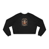 Never Waver Just A Mom Trying Not to Raise A&&holes Women's Cropped Fleece Pullover - Never Waver