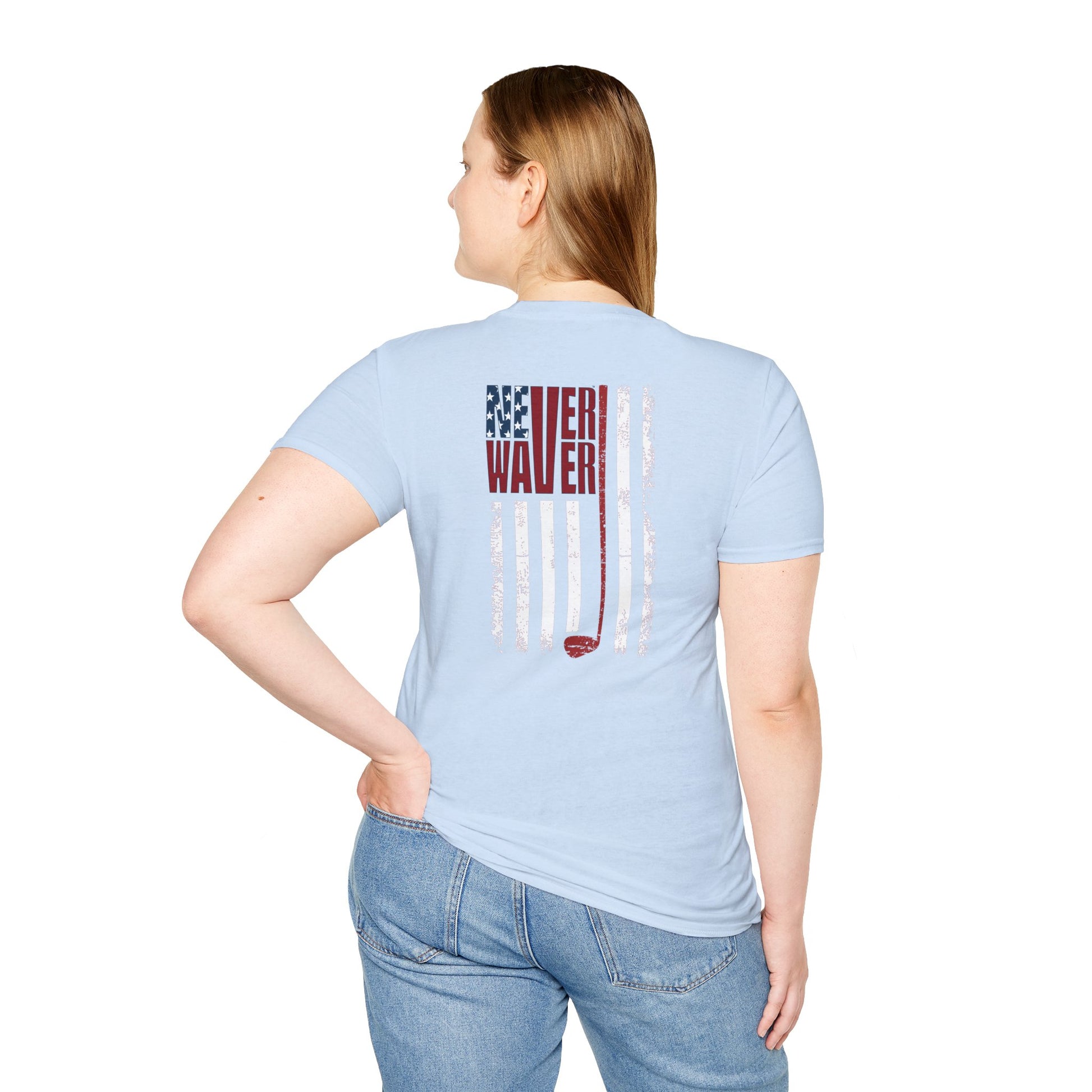 Never Waver Golf Unisex Soft style T-Shirt - Never Waver