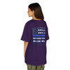 Never Waver Back The Blue  Kids Heavy Cotton™ Tee - Never Waver