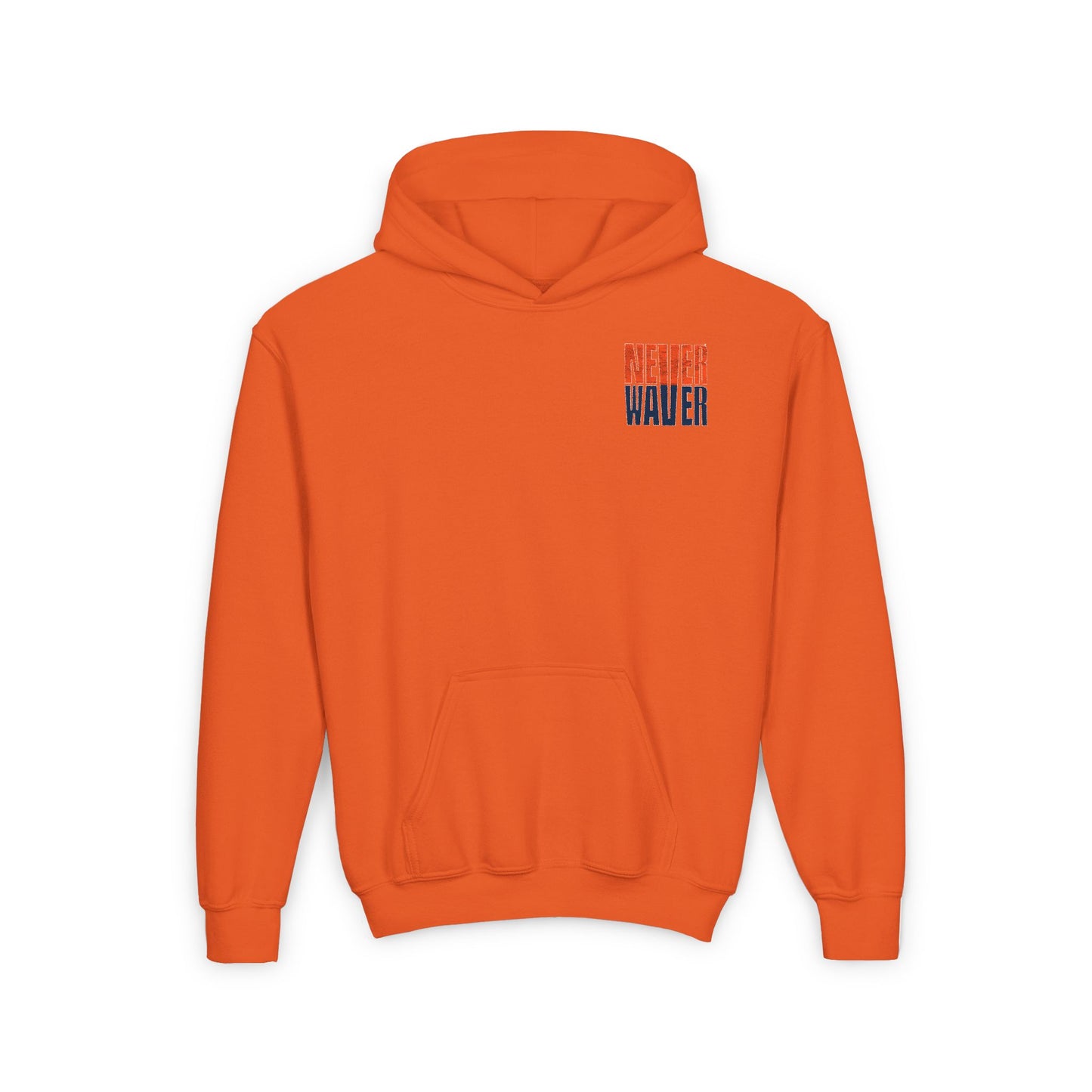 Denver Fans Never Waver Youth Heavy Blend Hooded Sweatshirt - Never Waver