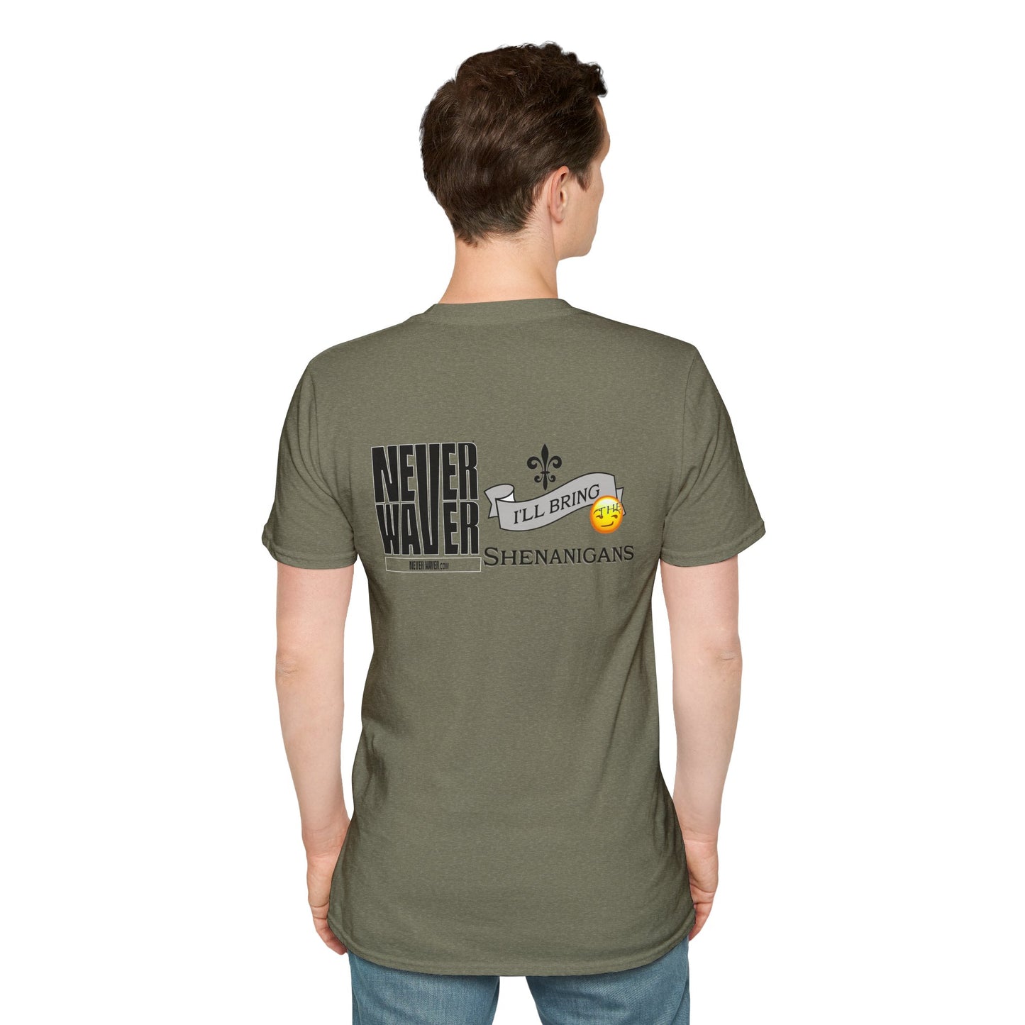 Never Waver I'll Bring The Shenanigans Unisex Softstyle T-Shirt - Never Waver