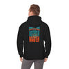 Unisex Heavy Blend™ Hooded Sweatshirt -Miami Fans  NEVER WAVER w Leopard Football | Cozy Streetwear for Every Day - Never Waver