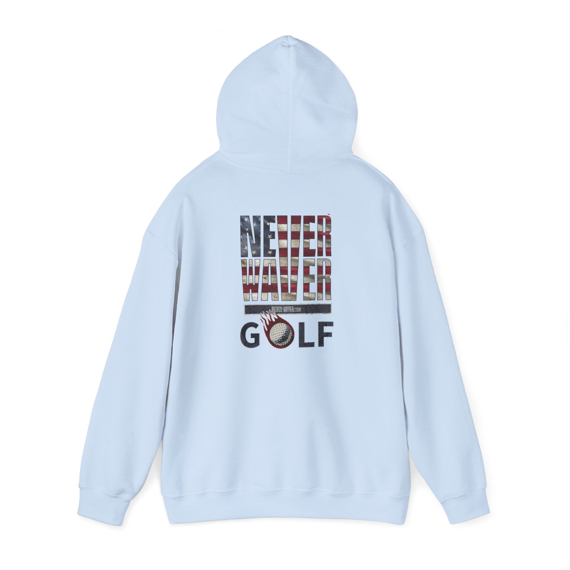 Never Waver Golf Hoodie - Unisex Heavy Blend™ Sweatshirt - Never Waver