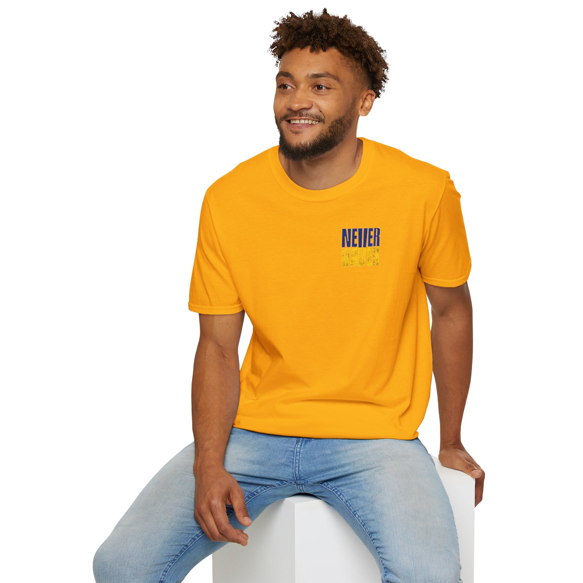 Los Angeles Fans Never Waver Unisex Softstyle T-Shirt - Never Waver