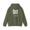 Never Waver” Jesus a bold, eye-catching design that reflects a steadfast faith and confidence in Christ. Hoodie - Unisex Heavy Blend™ Sweatshirt - Never Waver