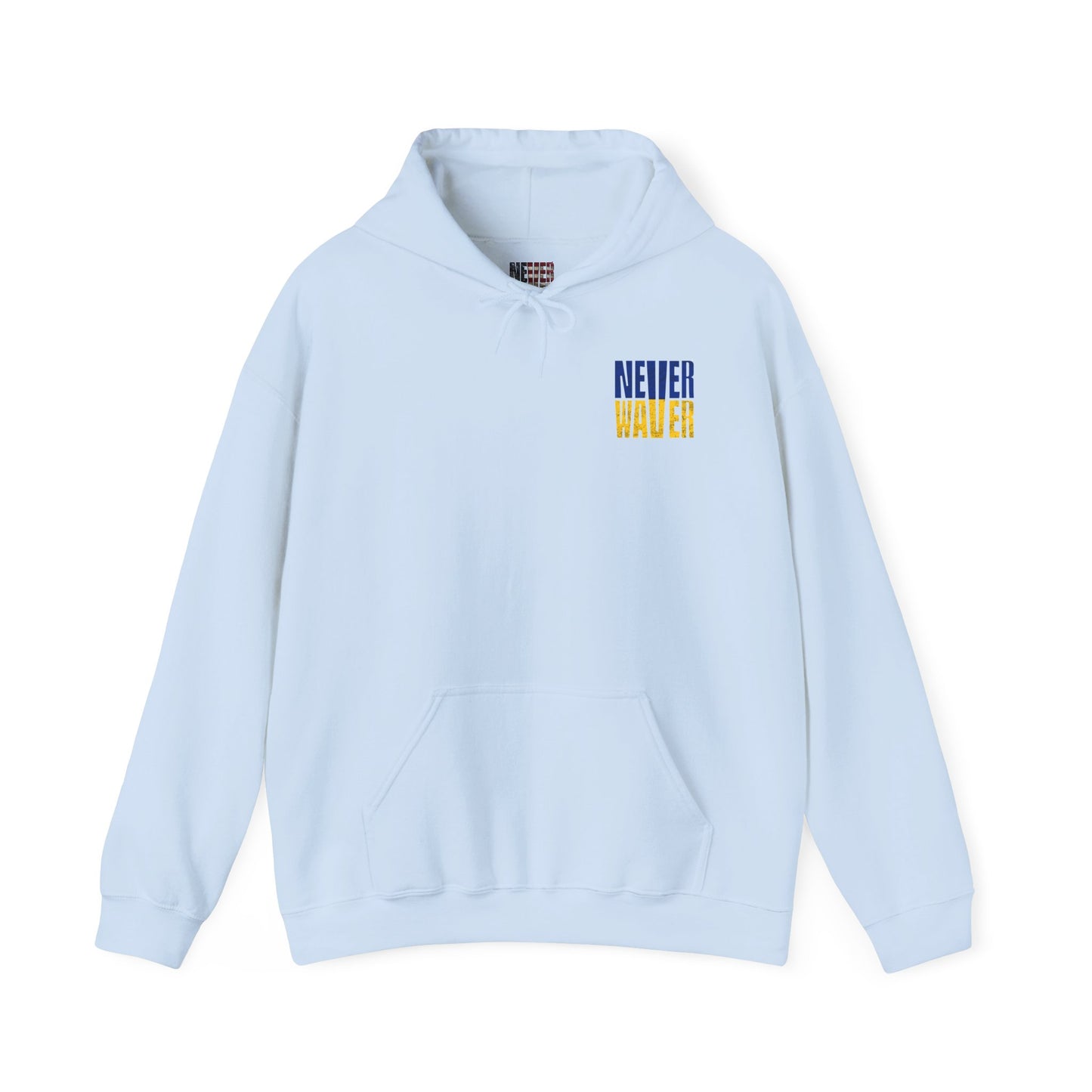 Inspired Unisex Heavy Blend™ Hooded Sweatshirt -Los Angeles Fans NEVER WAVER Graphic - Never Waver