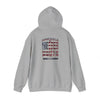 Patriotic Unisex Heavy Blend™ Hooded Sweatshirt - 'America Never Waver' - Never Waver