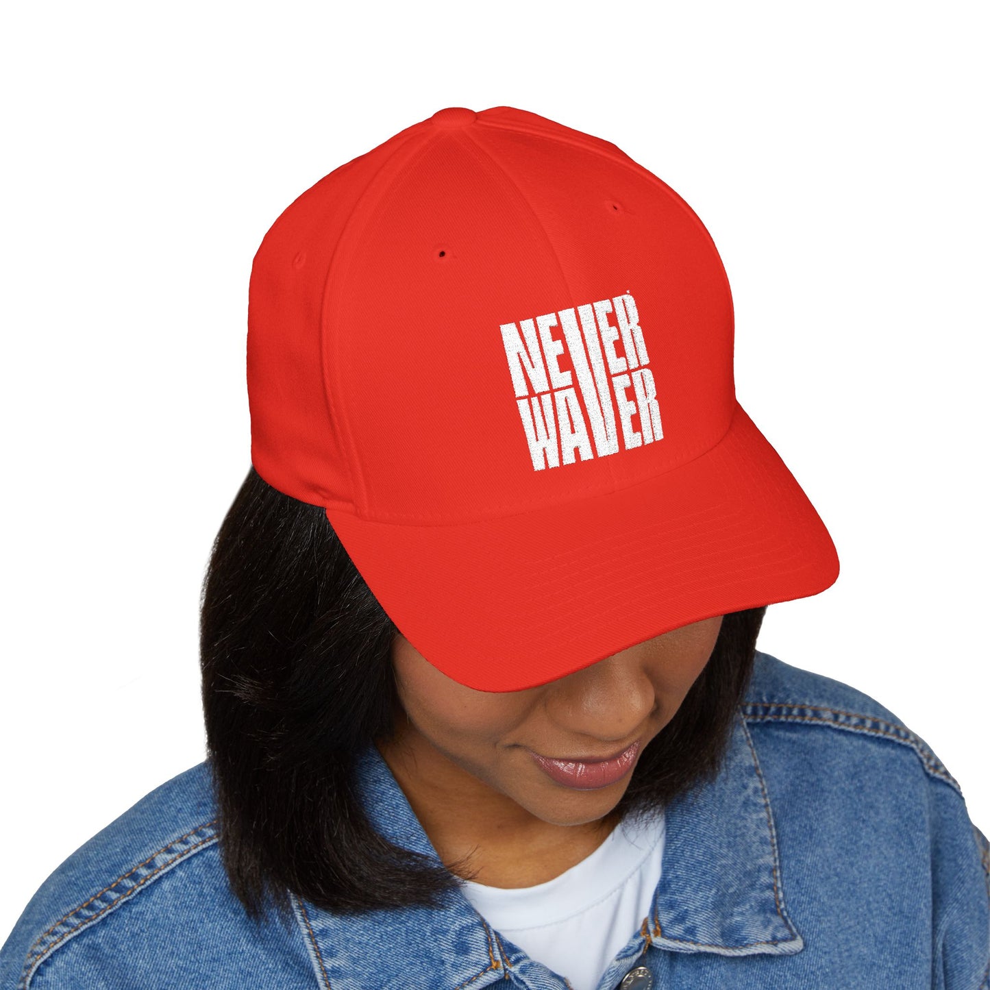 Never Water Structured Cap - Stylish Embroidered Baseball Hat
