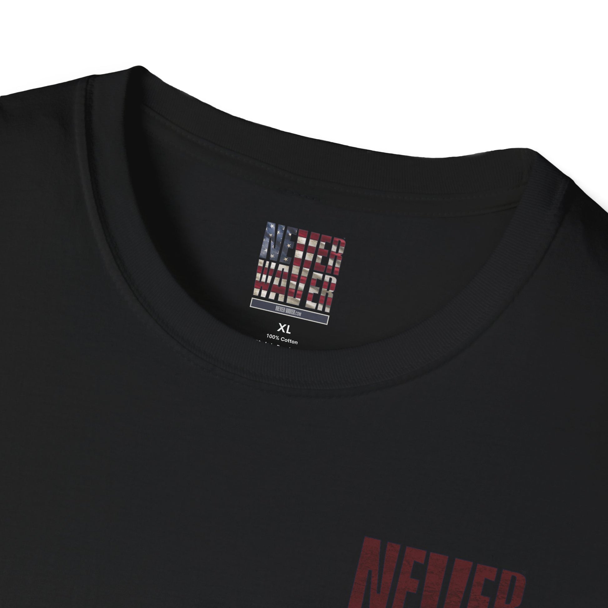 Washington Fans Never Waver Unisex Softstyle T-Shirt - Never Waver