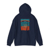Unisex Heavy Blend™ Hooded Sweatshirt -Miami Fans  NEVER WAVER w Leopard Football | Cozy Streetwear for Every Day - Never Waver