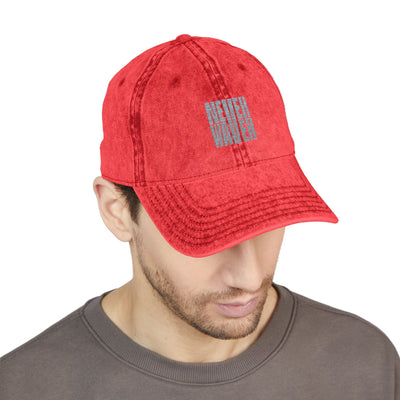Vintage Embroidered Cap - 'Never Waver' Hat for Trendsetters