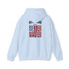 Unisex Heavy Blend™ Hoodie - 'New York Fans Never Waver' American Flag Design - Never Waver