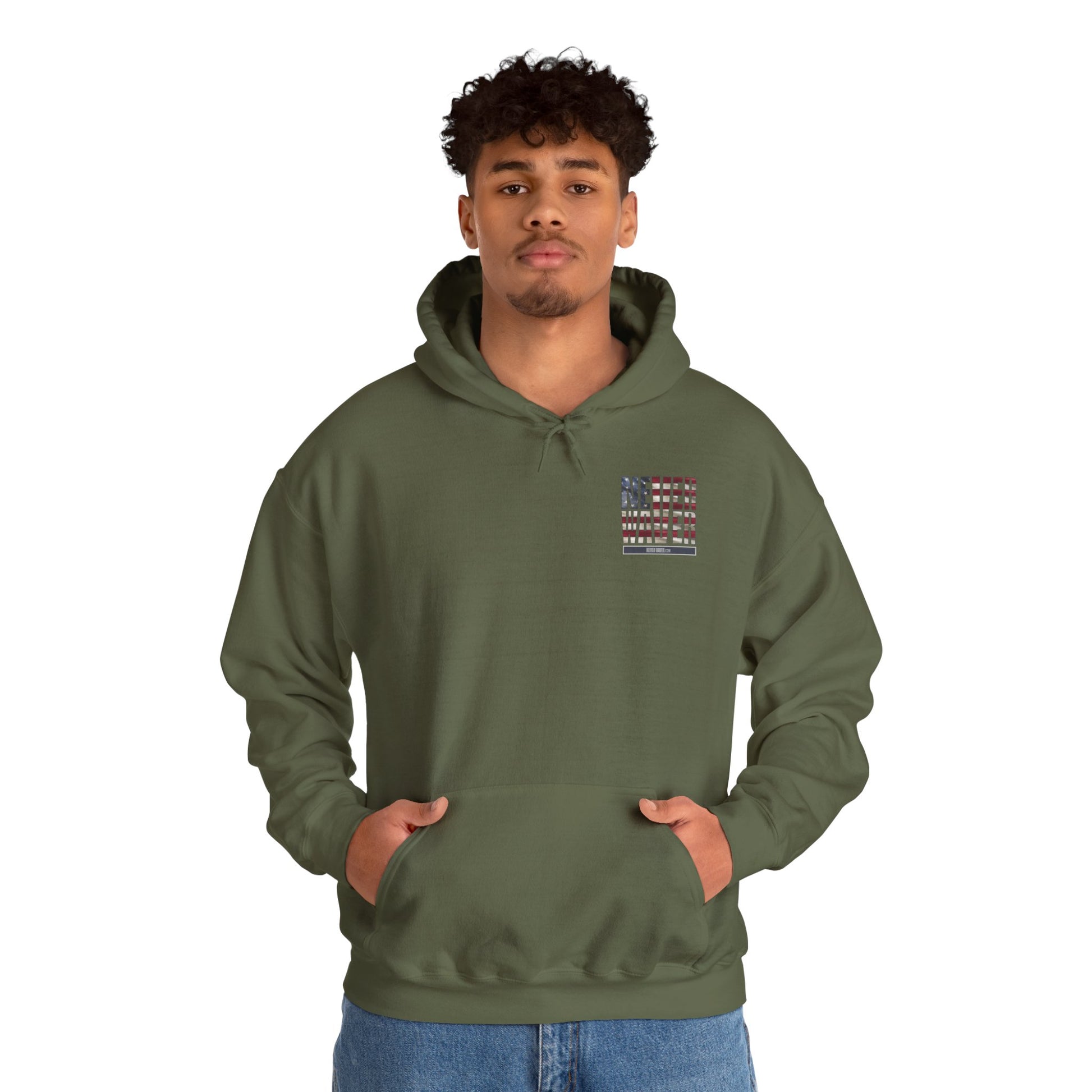 Never Waver Golf Hoodie - Unisex Heavy Blend™ Sweatshirt - Never Waver