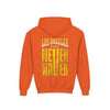 Los Angeles  Fans Never Waver Youth Heavy Blend Hooded Sweatshirt
