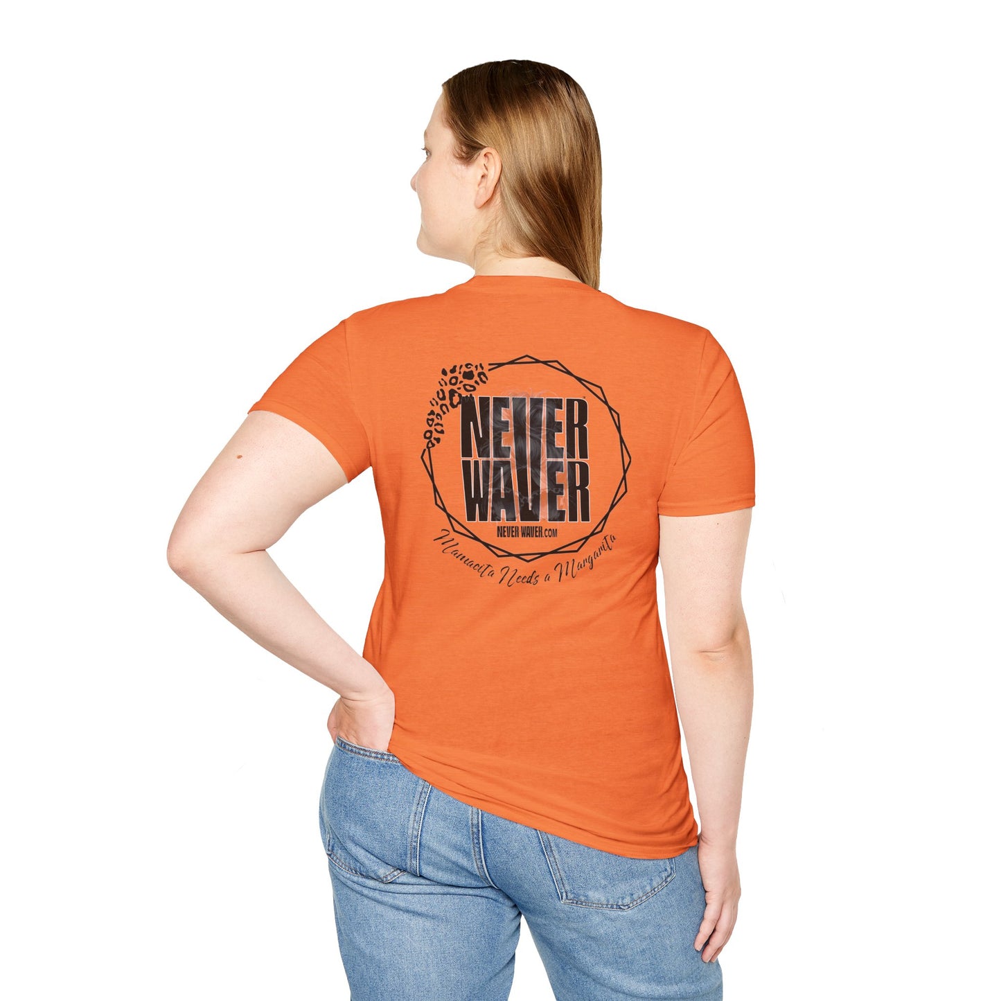 Never Waver Mamacita Needs a Margarita Unisex Softstyle T-Shirt - Never Waver