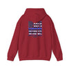 Never Waver Back The Blue Hoodie - Unisex Heavy Blend Sweatshirt - Never Waver