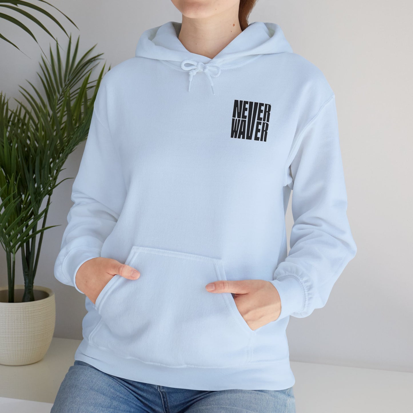 Unisex Heavy Blend™ Hoodie - 'Never Waver Ain't No Hood Like Motherhood' - Never Waver