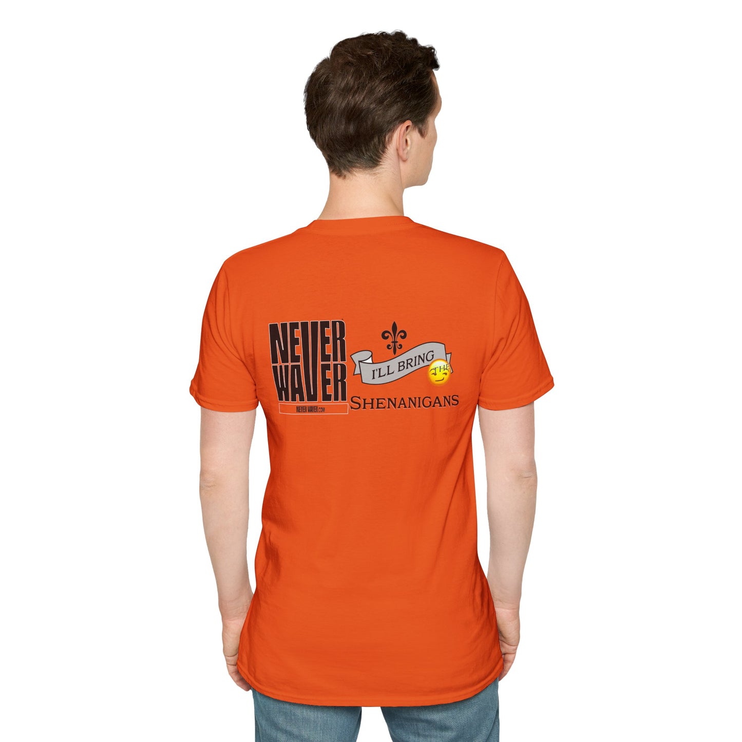 Never Waver I'll Bring The Shenanigans Unisex Softstyle T-Shirt - Never Waver