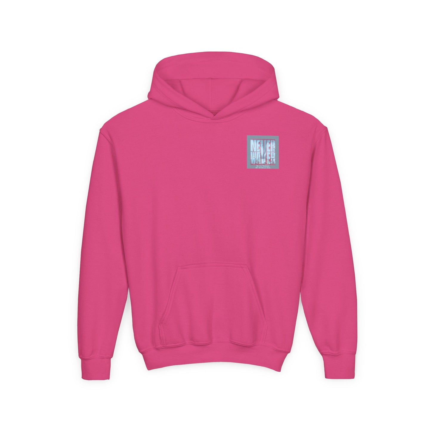 Youth Tornado-Themed Hooded Sweatshirt - "Never Walker" Design - Never Waver