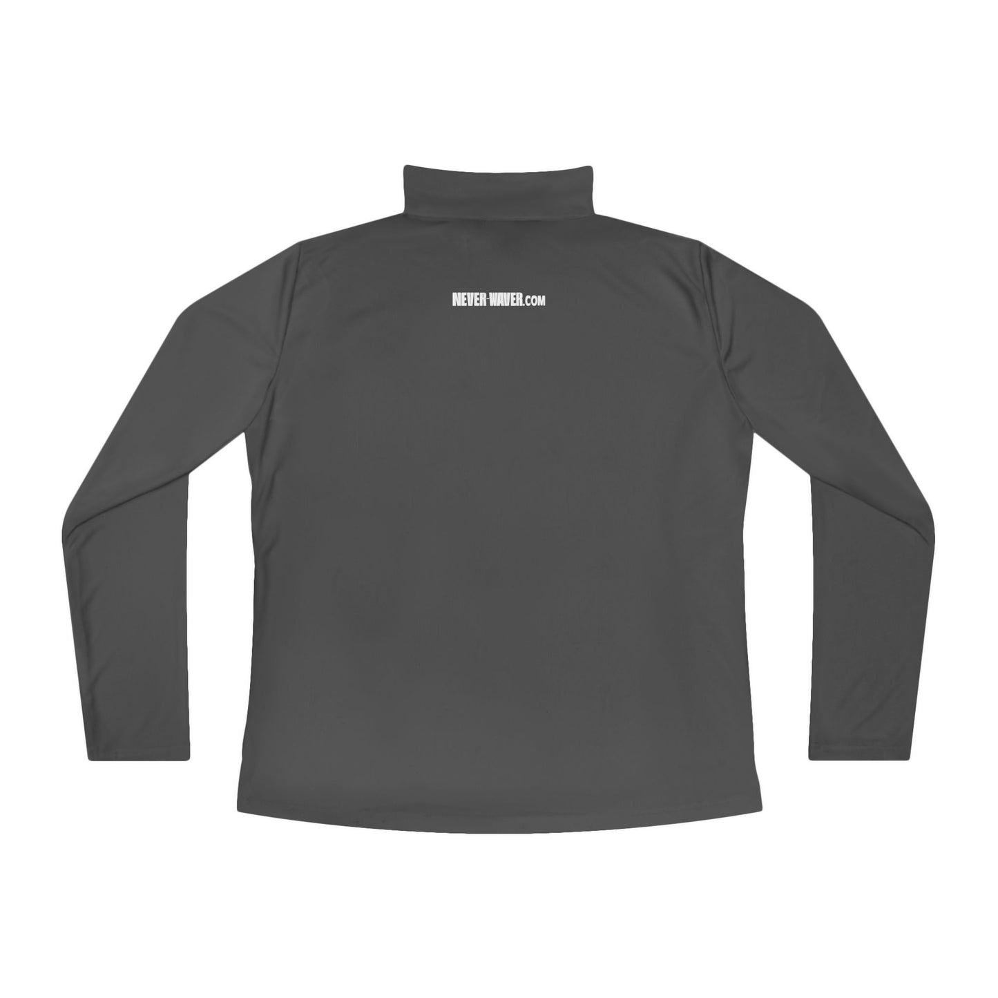 Never Waver Ladies Quarter-Zip Pullover - Stylish Activewear for Workout and Everyday Comfort